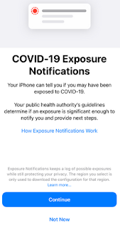 ( iOS 13.7 ) تحديث جديد من Apple يتضمن إشعارات التعرض لفيروس كورونا.