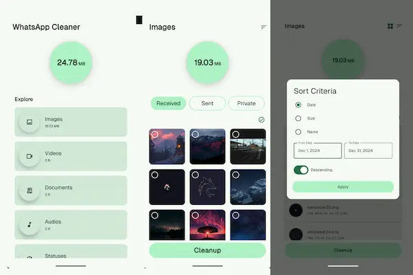 screens screenshot of a phone