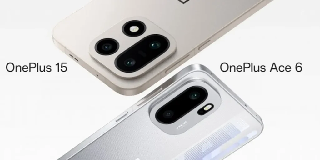 مواصفات وأسعار OnePlus 15و OnePlus Ace 6