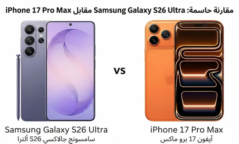 جالاكسي S26 ألترا أم آيفون 17 برو ماكس